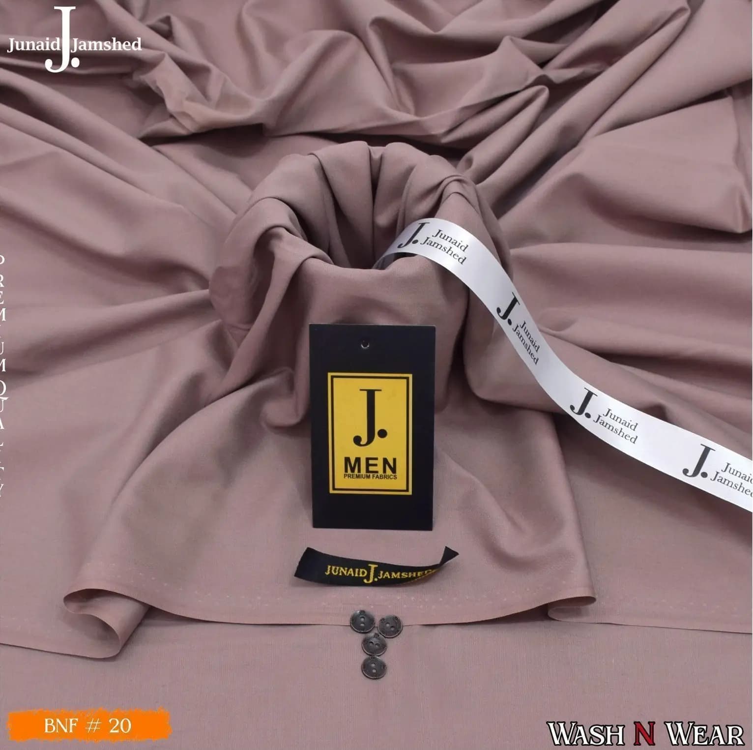 Junaid Jamshed Premium Wash & Wear  Gents Summer Collection 2025 (4 Meter with Gift Packing)