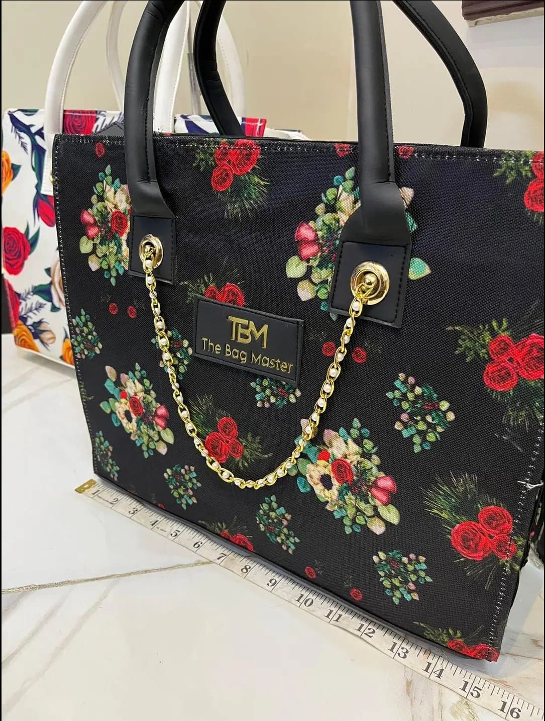 Girl's Canvas Plain Tote Bag