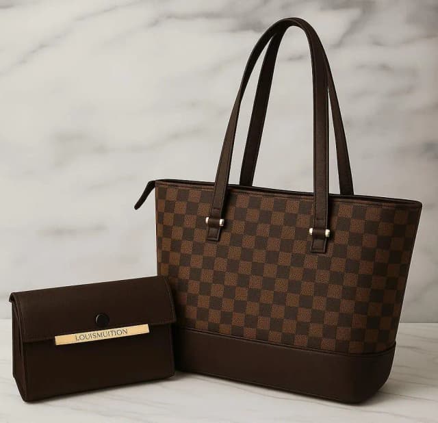 Women's Nylon Printed Hand Bag Set