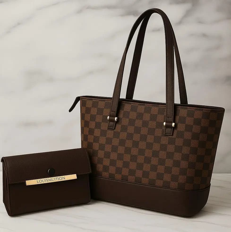 Women's Nylon Printed Hand Bag Set
